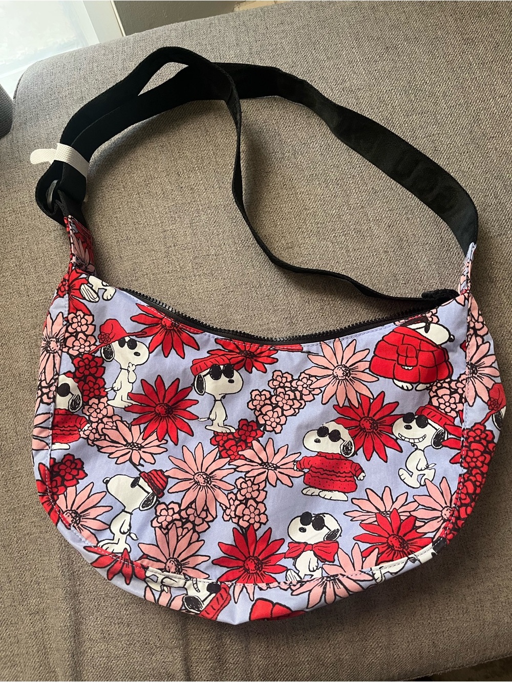 Baggy Floral Snoopy Medium Crescent